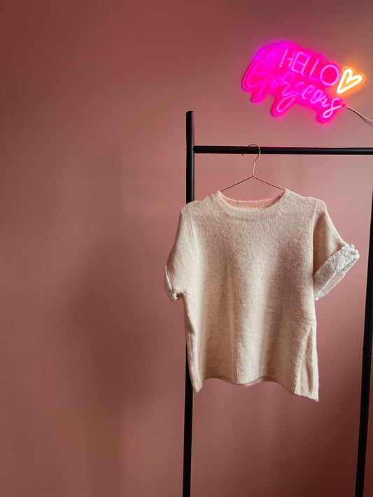 Beige soft sweater