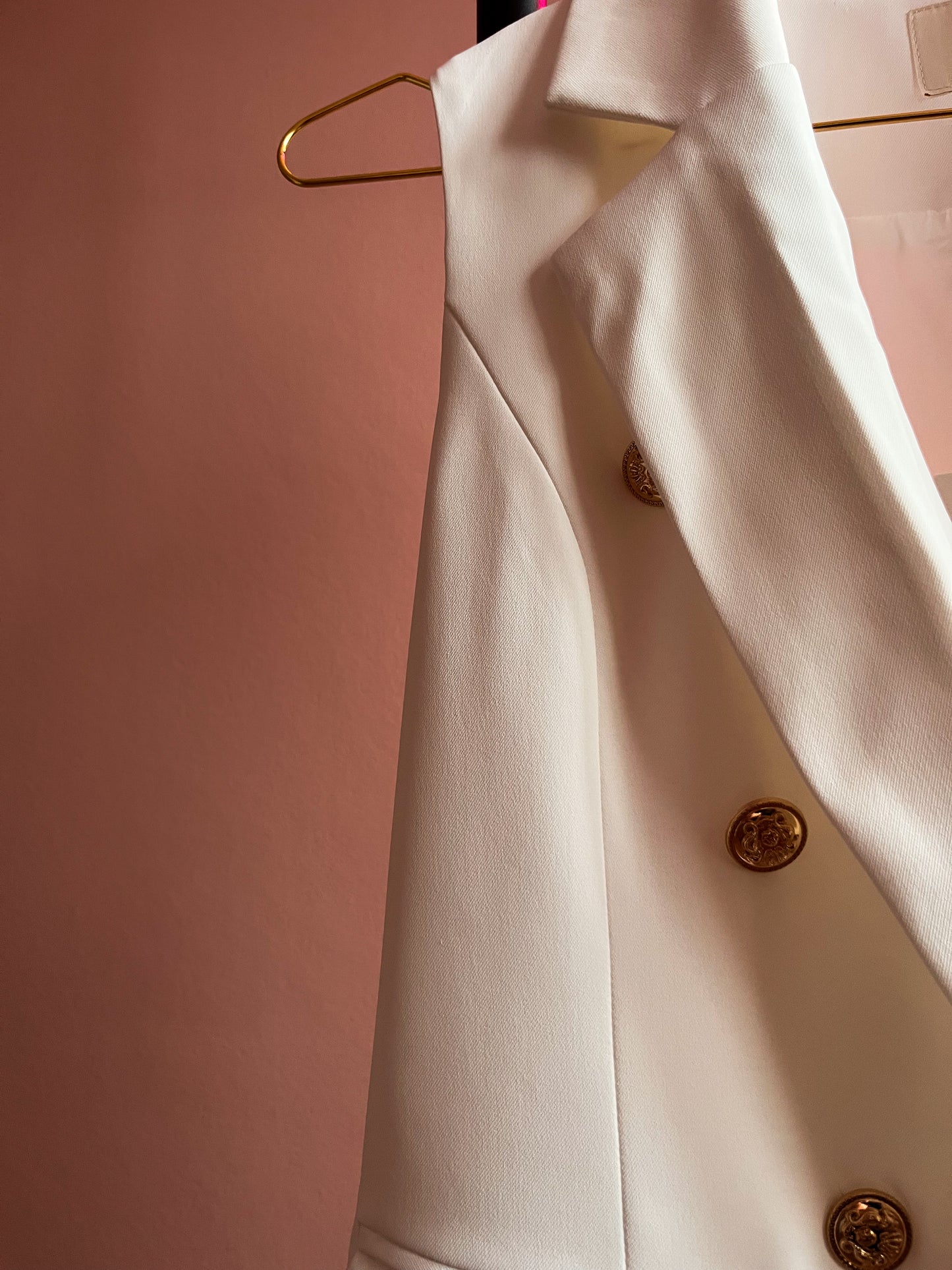 Witte blazer vest