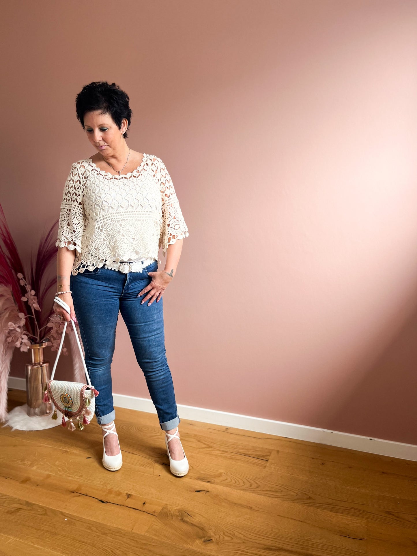 Bohemian beige top