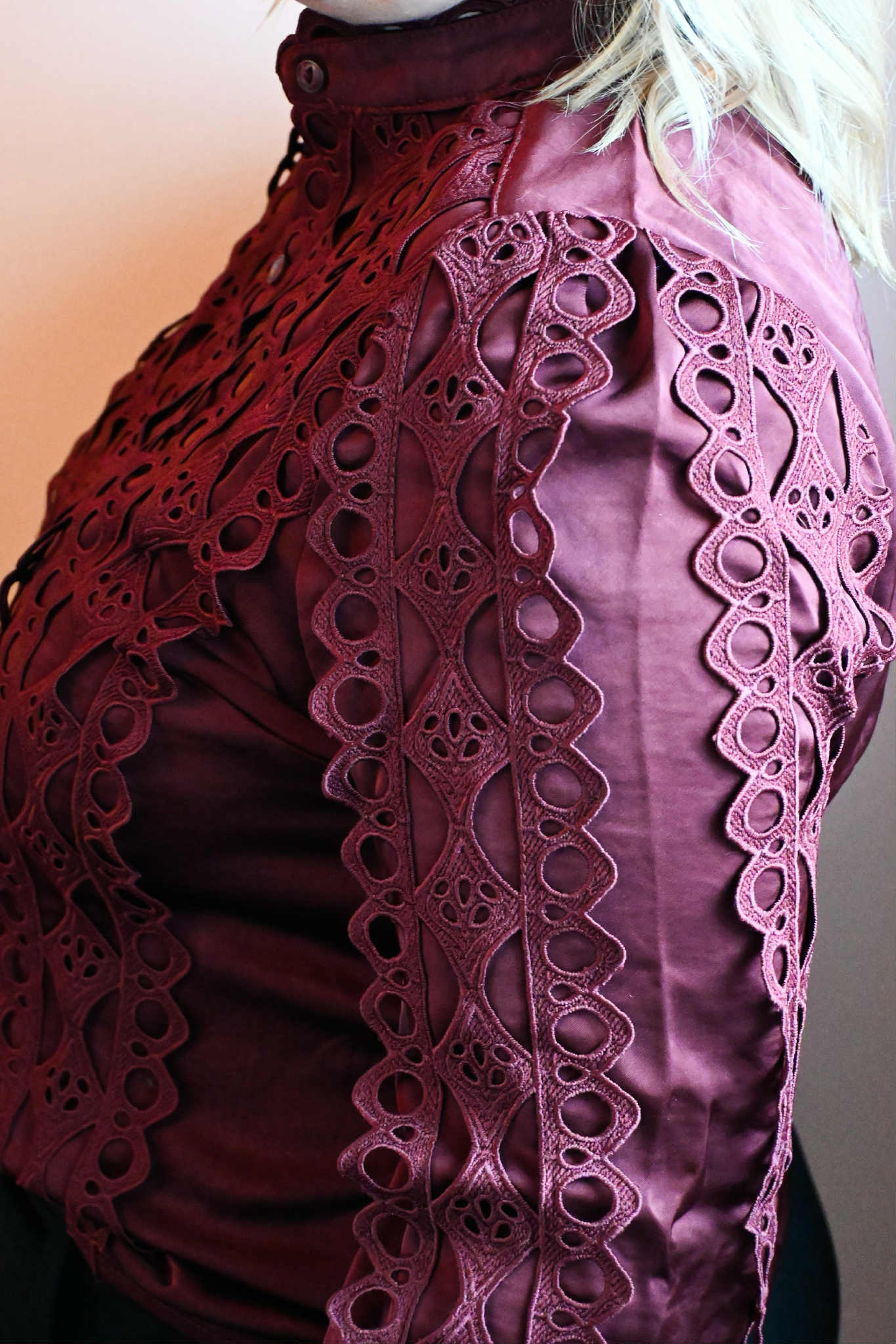 Burgundy blouse  ♥