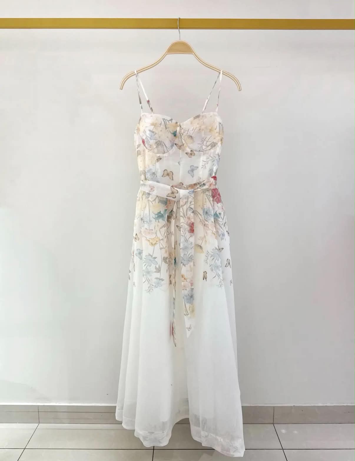 Long butterfly dress