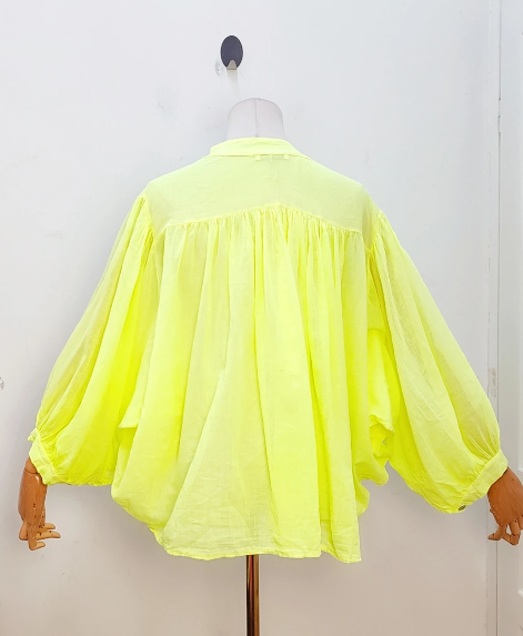 Fluo gele blouse