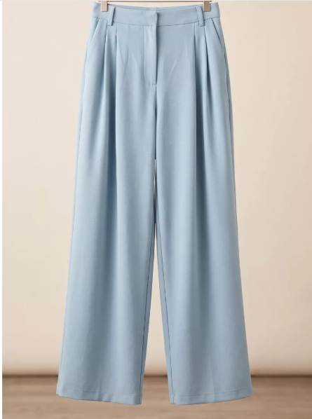 Blue tailored pants