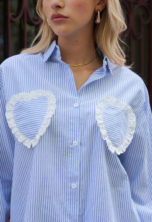 Broderie Heart Blouse