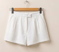 White taillored short