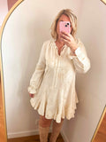 Beige jurkje