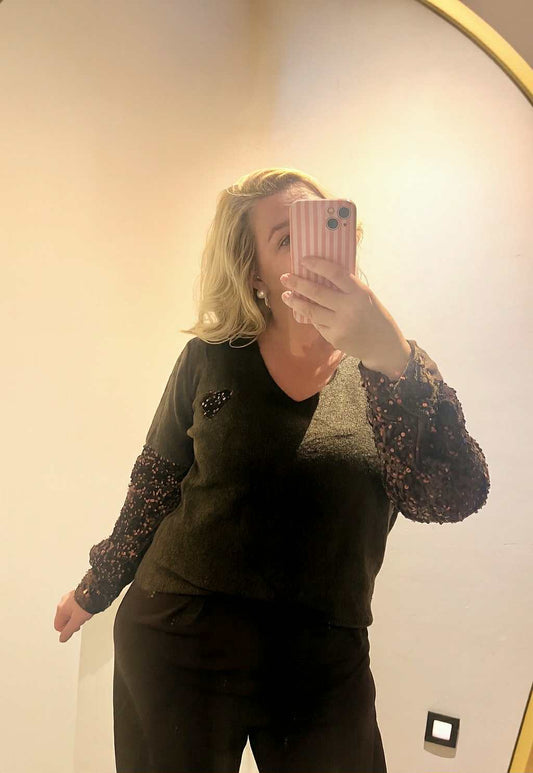 Pailletten knitwear