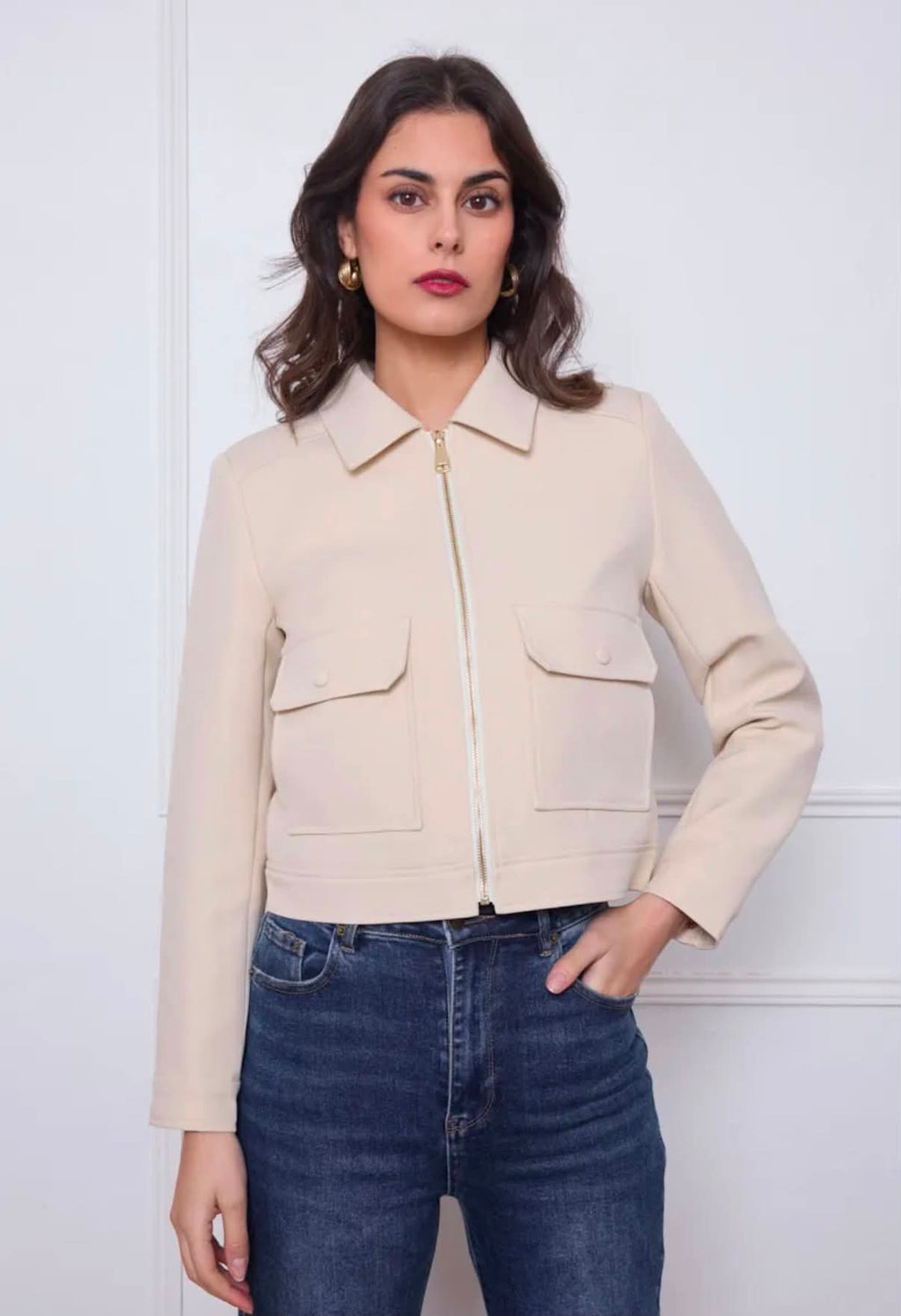 Beige jacket