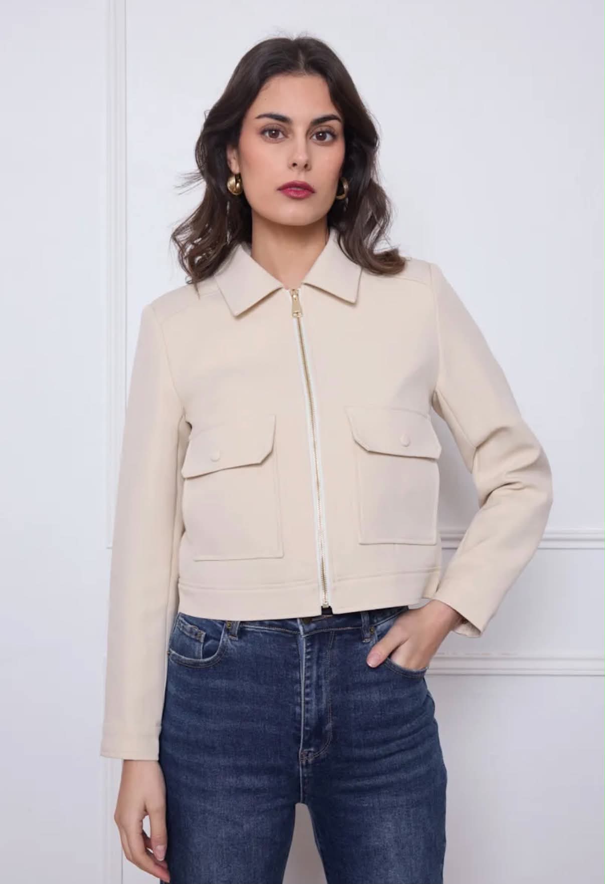 Beige jacket