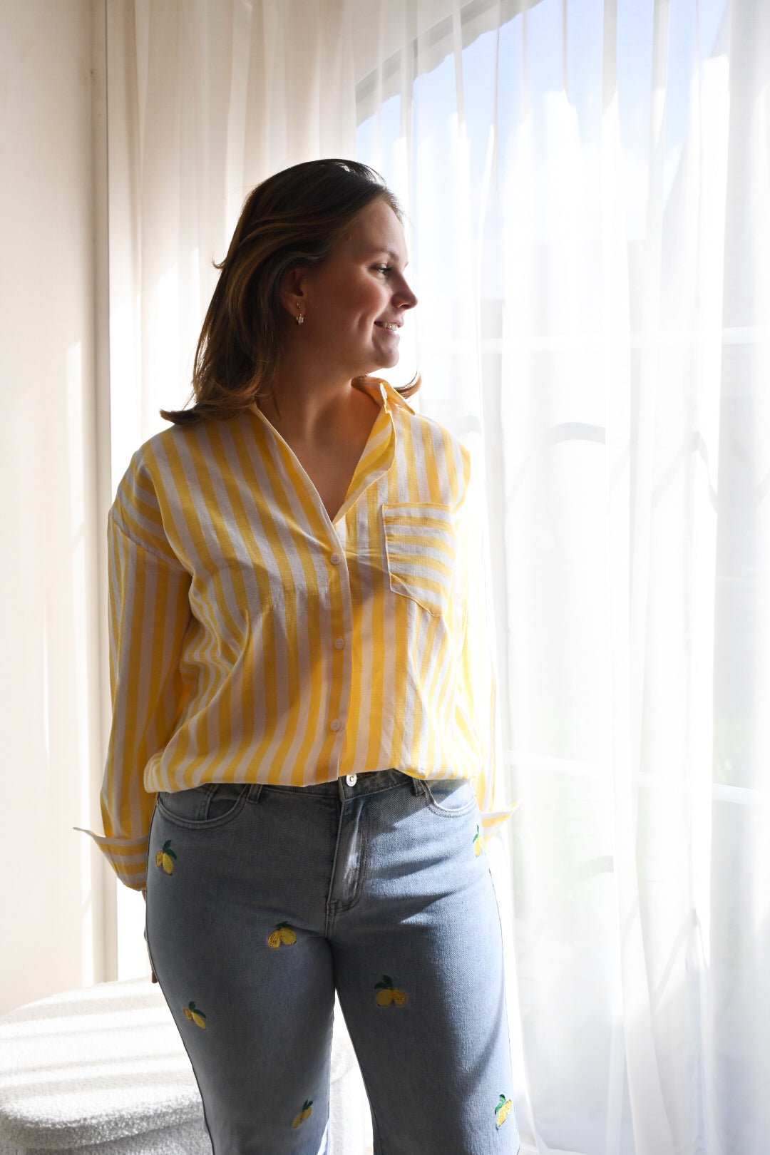 Sunny stripe blouse