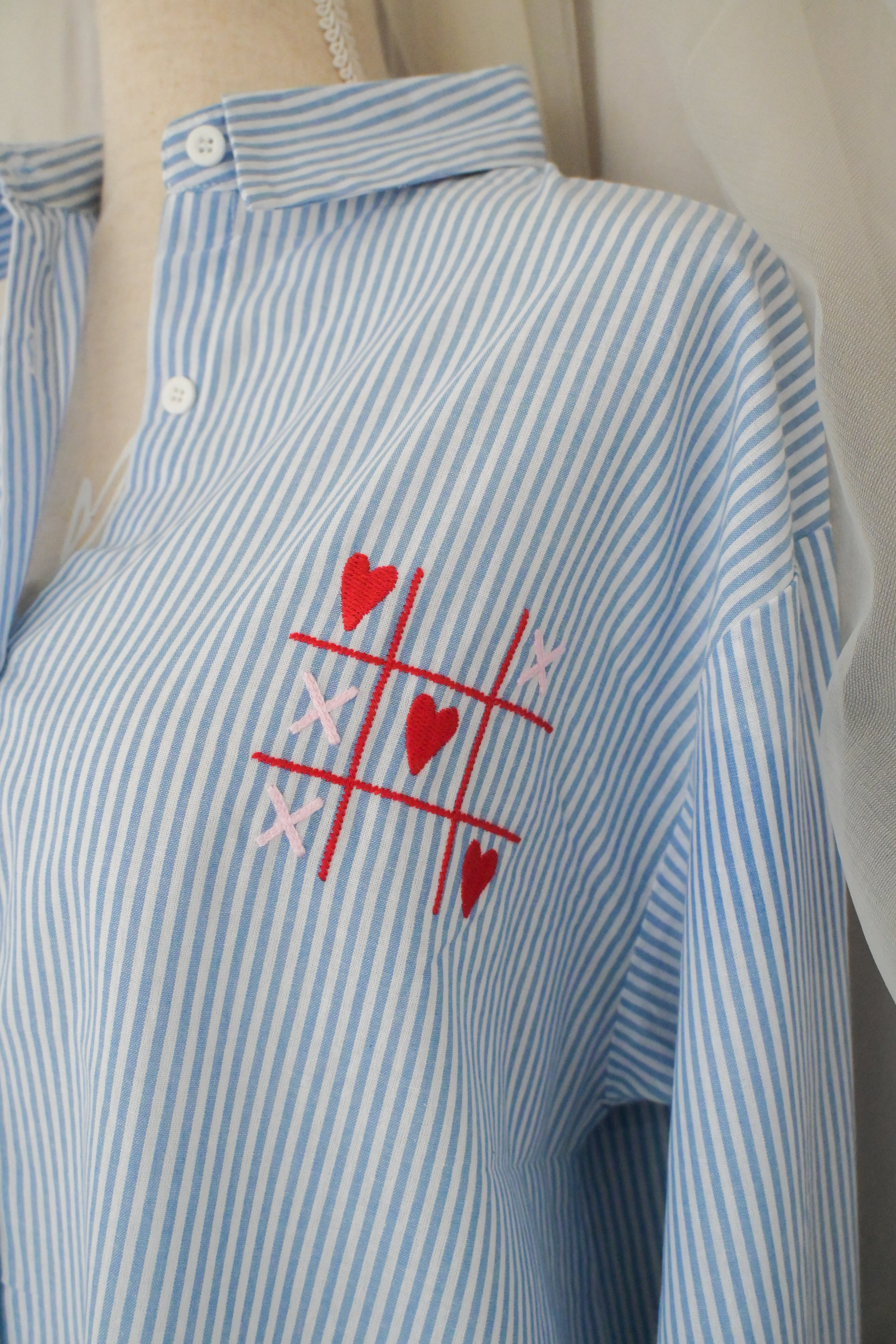 Playful heart blouse