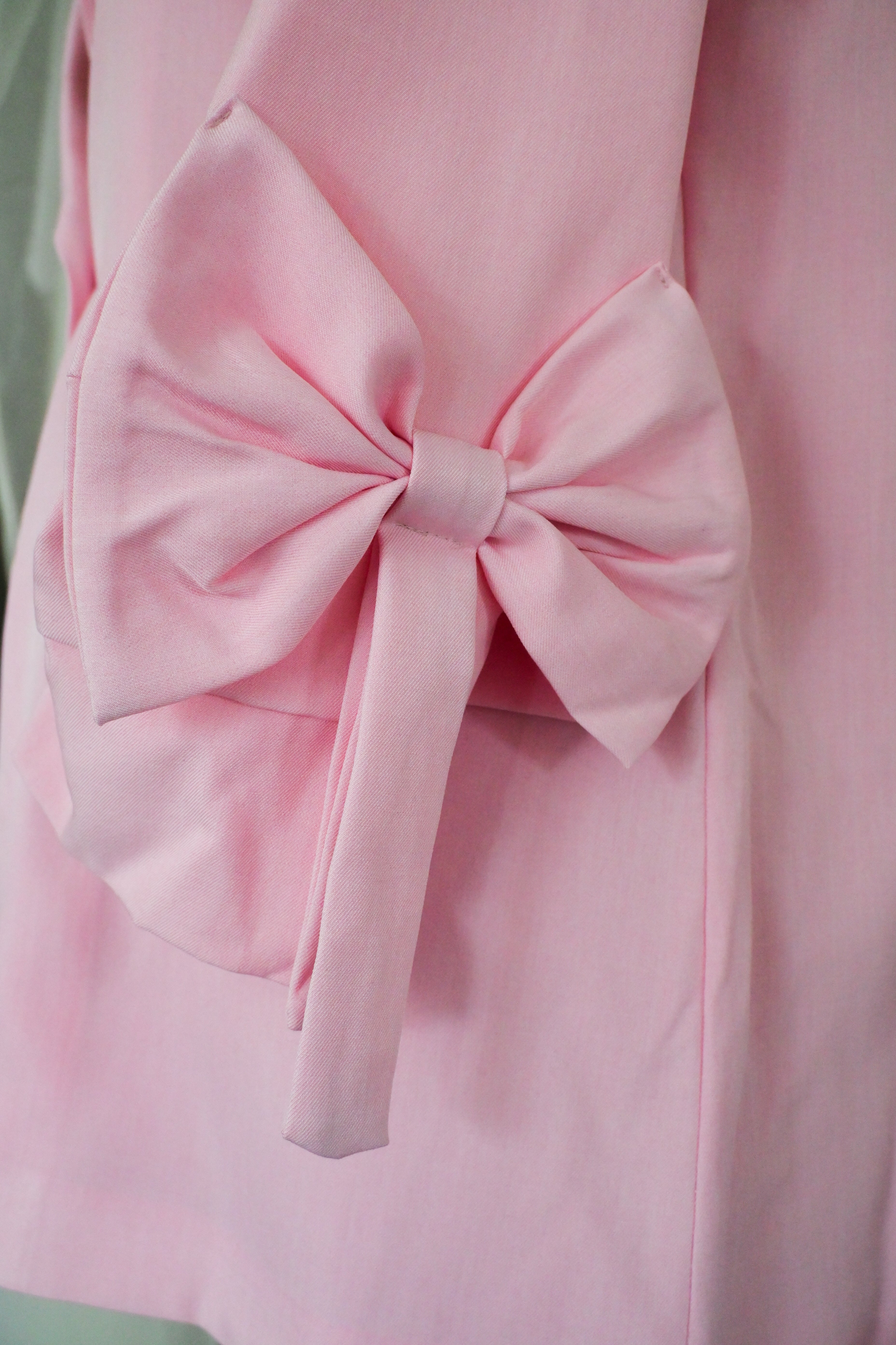 Pink bow blazer