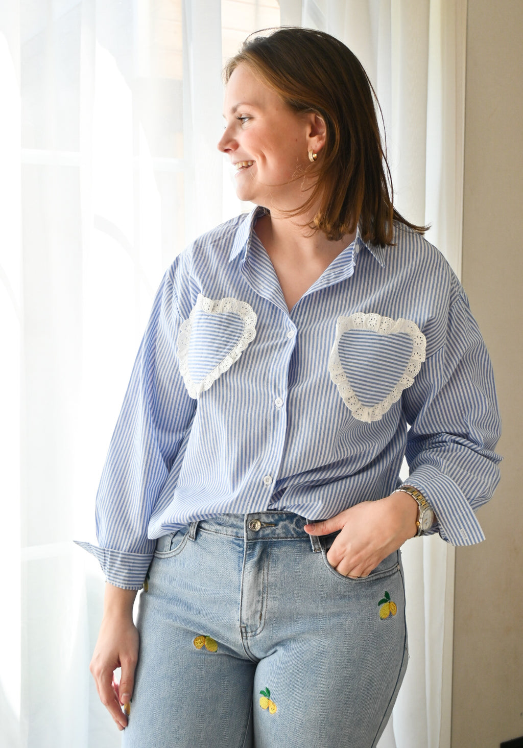 Broderie Heart Blouse