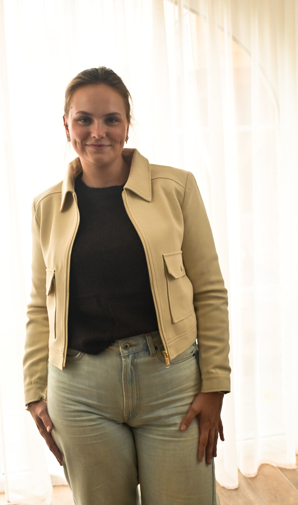 Beige jacket