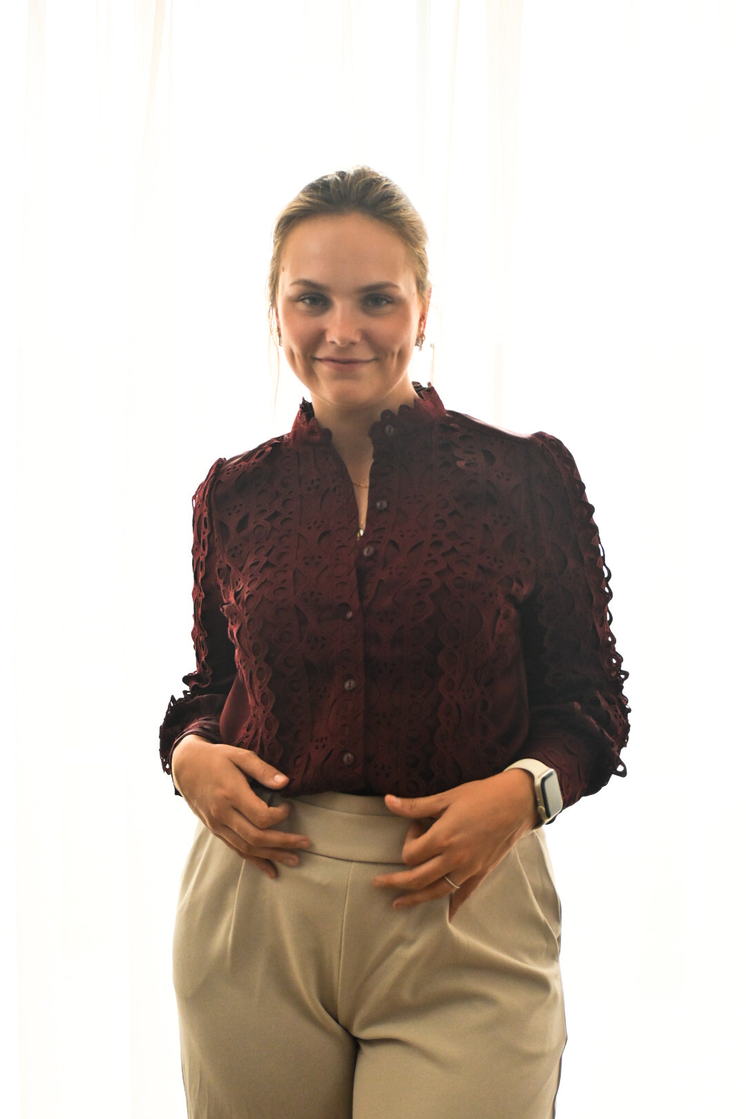 Bordeaux blouse