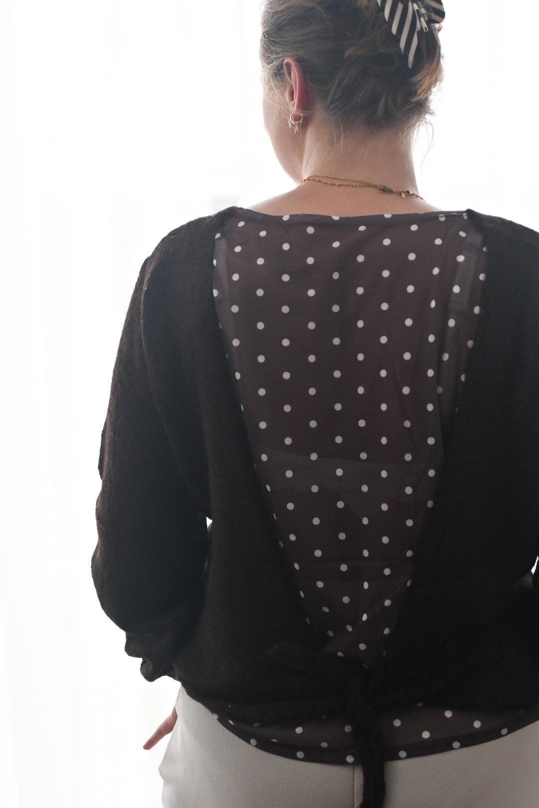 Polkadot trui