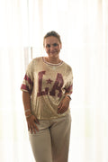 LA pailletten shirt