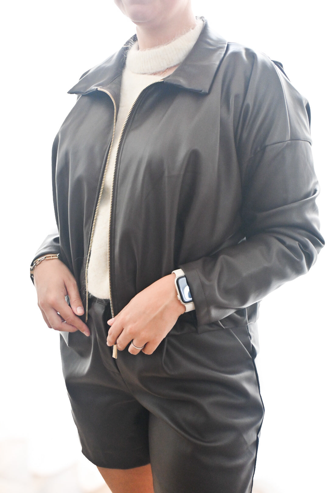 Chocobruin leder short
