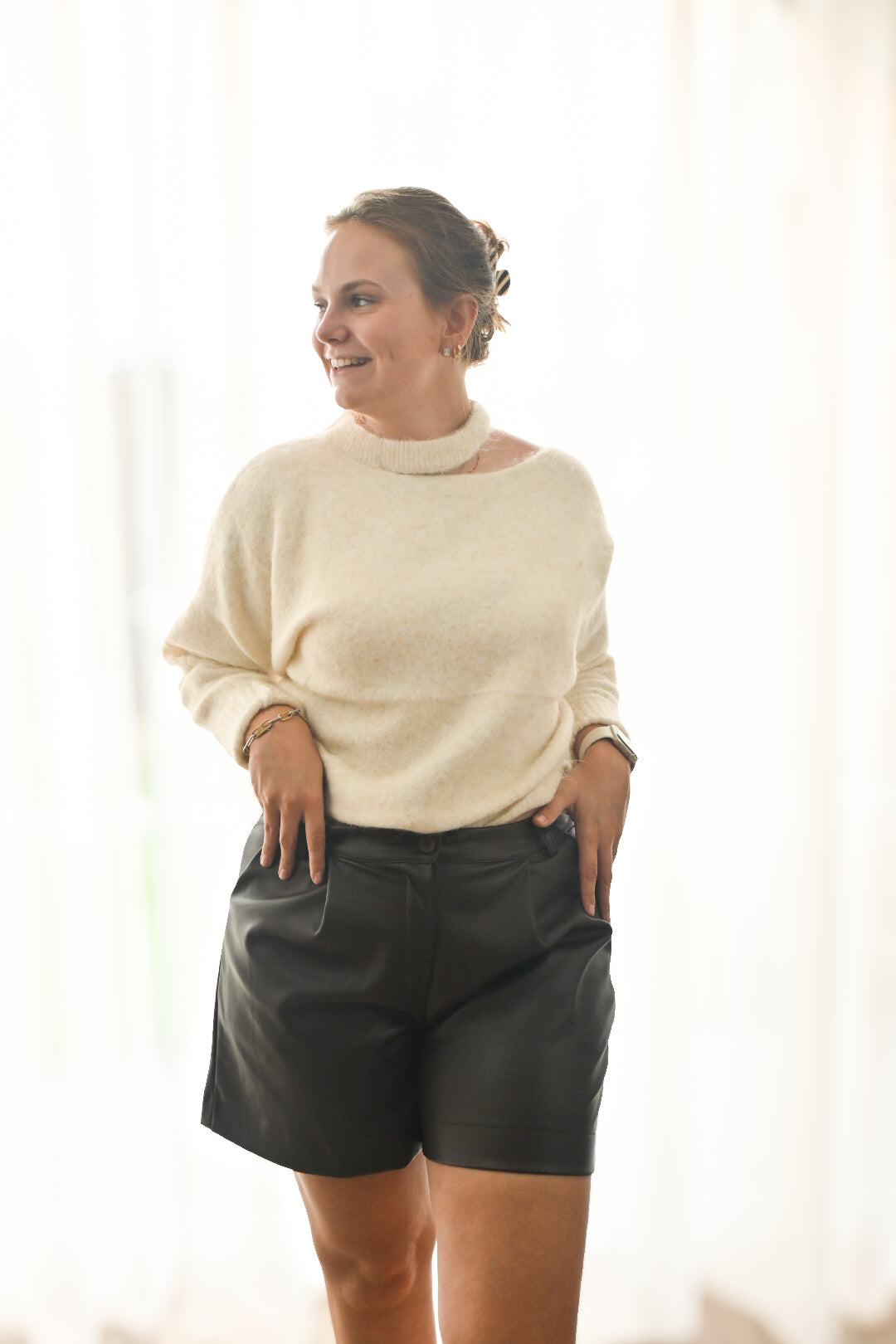 Cosy beige trui