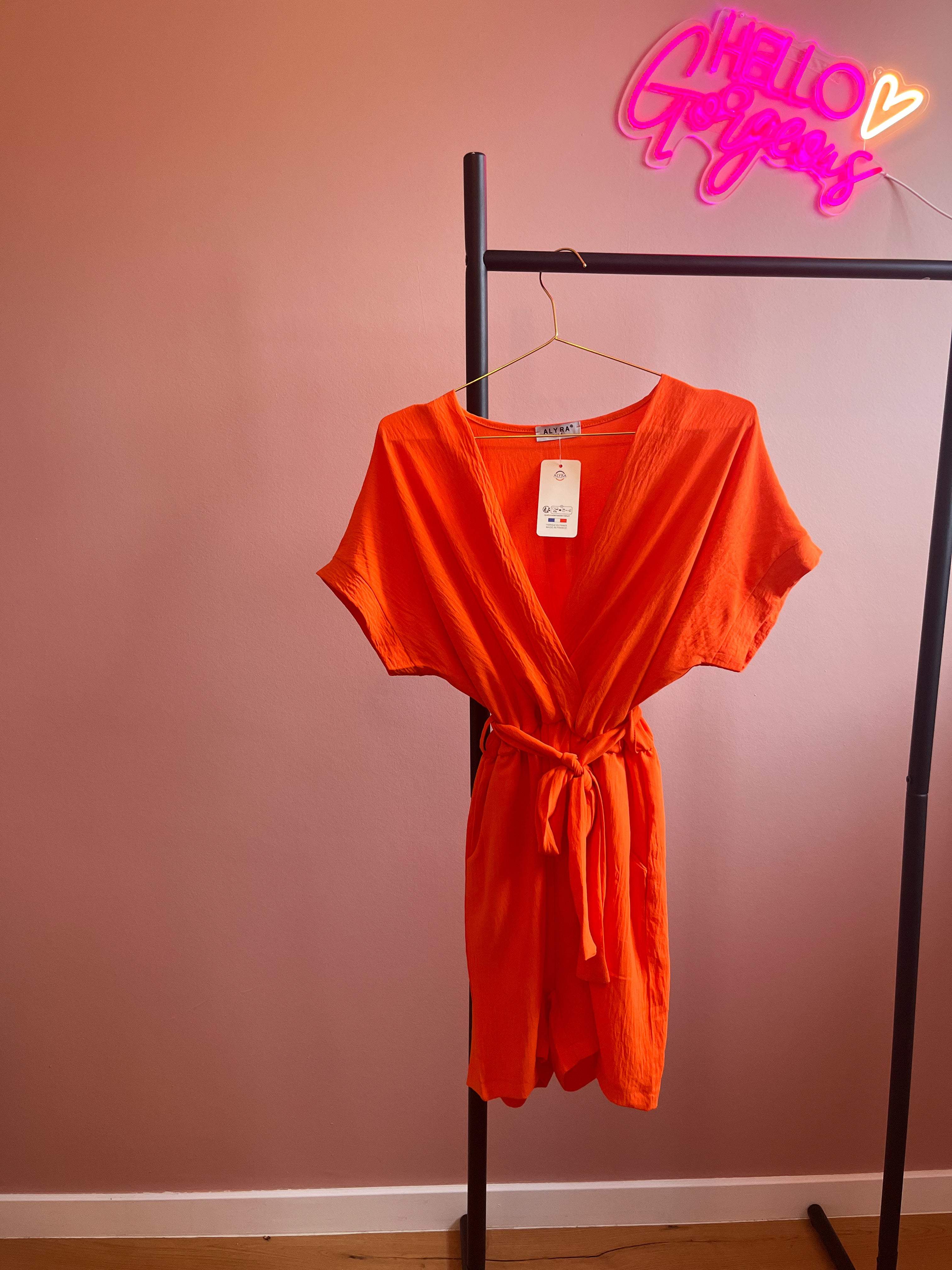 Oranje combishort