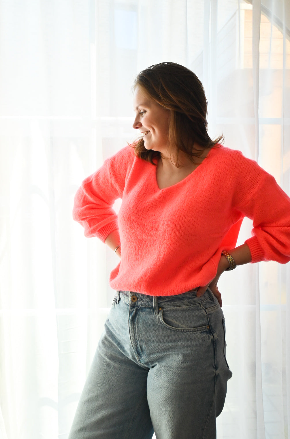 Soft knit orange