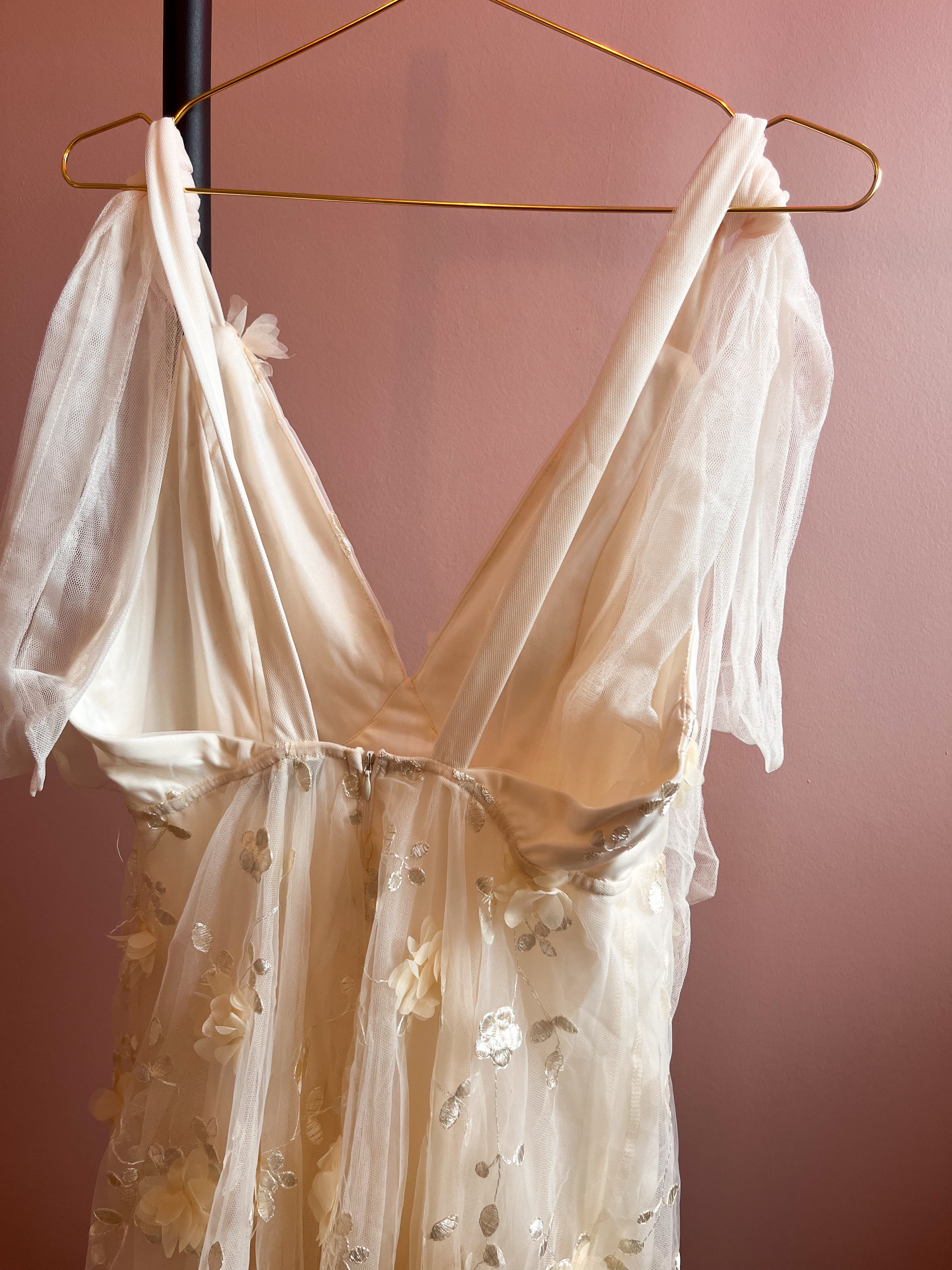 Kort jurkje met bloemen